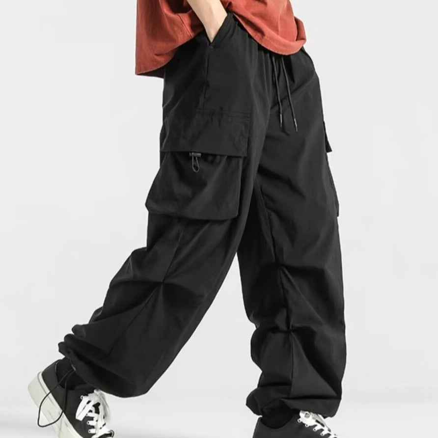 Straight Outdoor Loose Casual Trousers Men