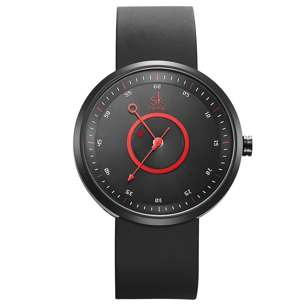 Unisex Circle Sword Hour Watch